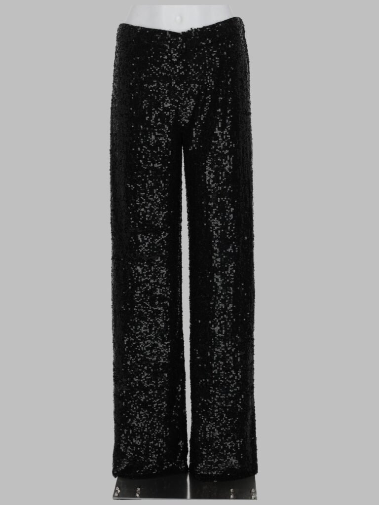 PANTALONE DRITTO CON PAILLETTES