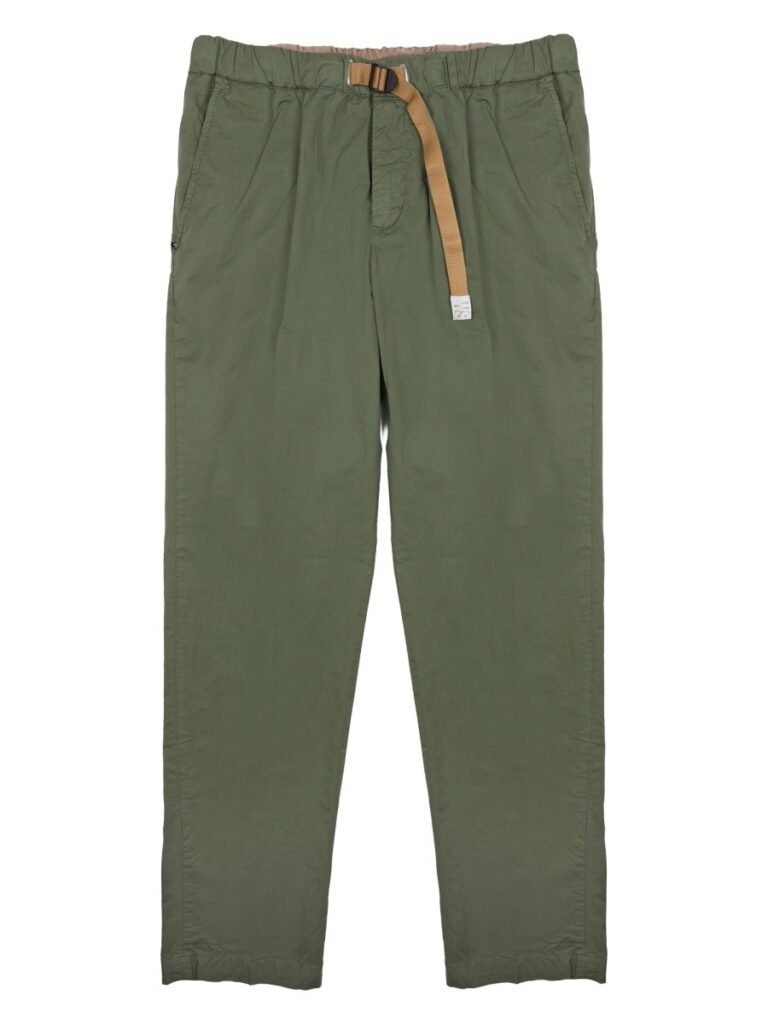 PANTALONE IN COTONE CON CINTURA