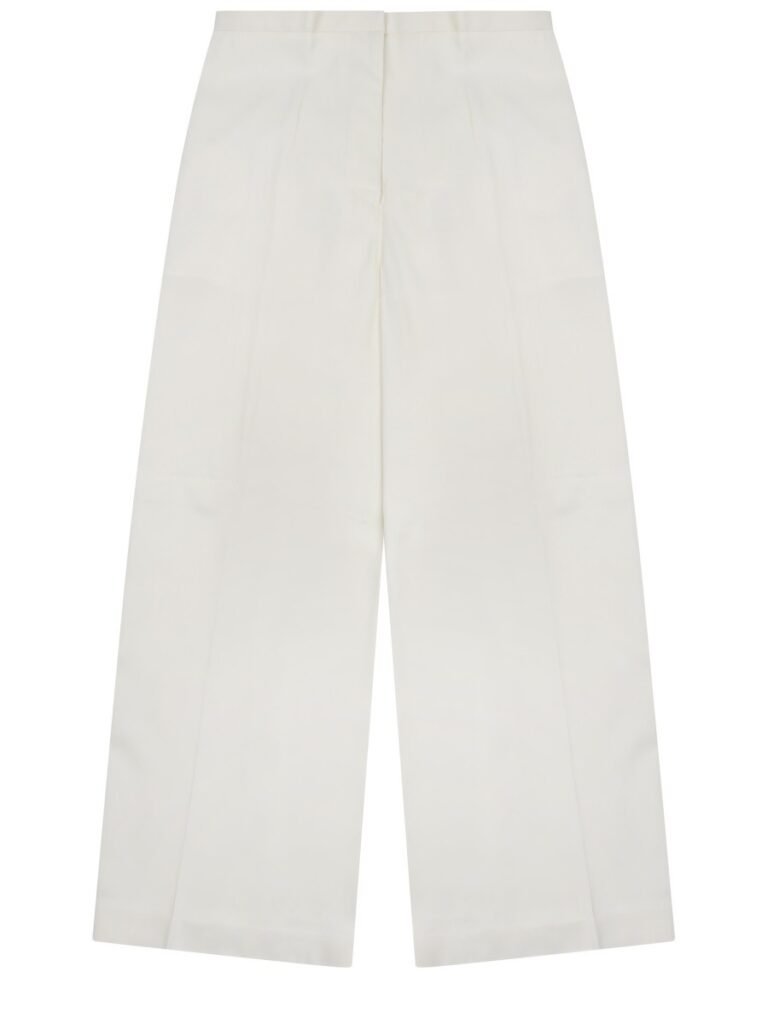 PANTALONE IN TWILL DI VISCOSA