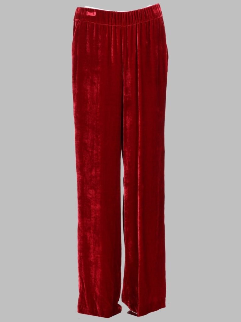 PANTALONE IN VISCOSA MISTO SETA