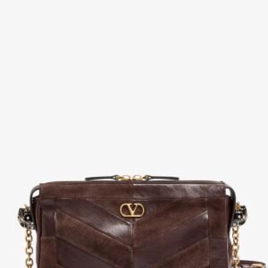 Panthea suede and leather crossbody bag