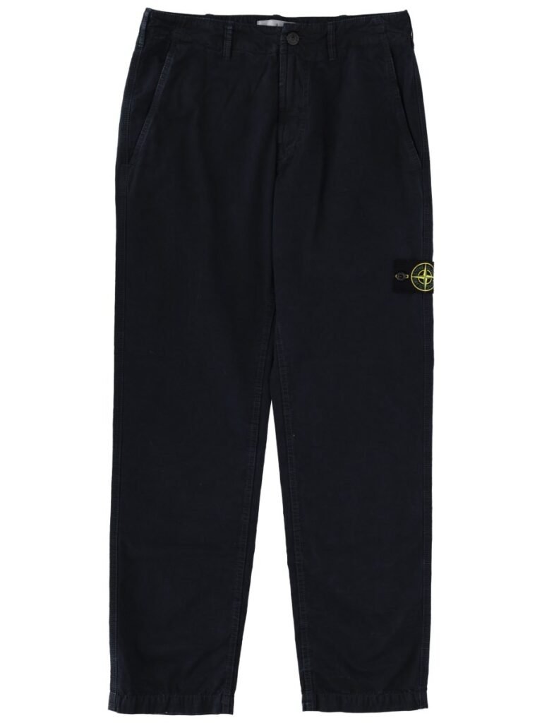 PANTS WITH LOGO PATCH