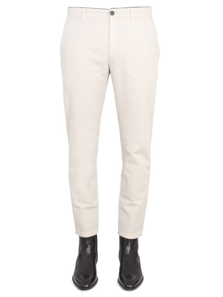 PANTS WITH LOGO PATCH