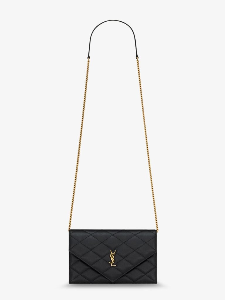 Paris leather crossbody bag with metal Cassandre logo