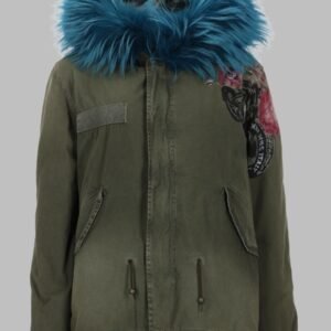 PARKA IN COTONE CON STAMPA