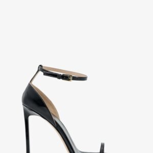 Patent leather sandals