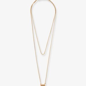 Paula's Ibiza -Anagram Bombè Brass Necklace
