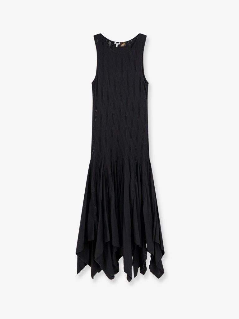 Paula's Ibiza embroidered cotton long dress
