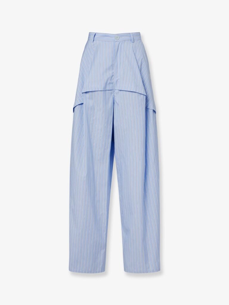 Paula's Ibiza -triped cotton pajamas trousers