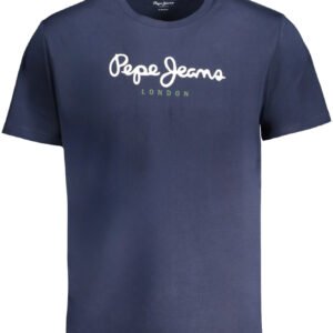 PEPE JEANS MEN'S SHORT SLEEVED T-SHIRT BLUE