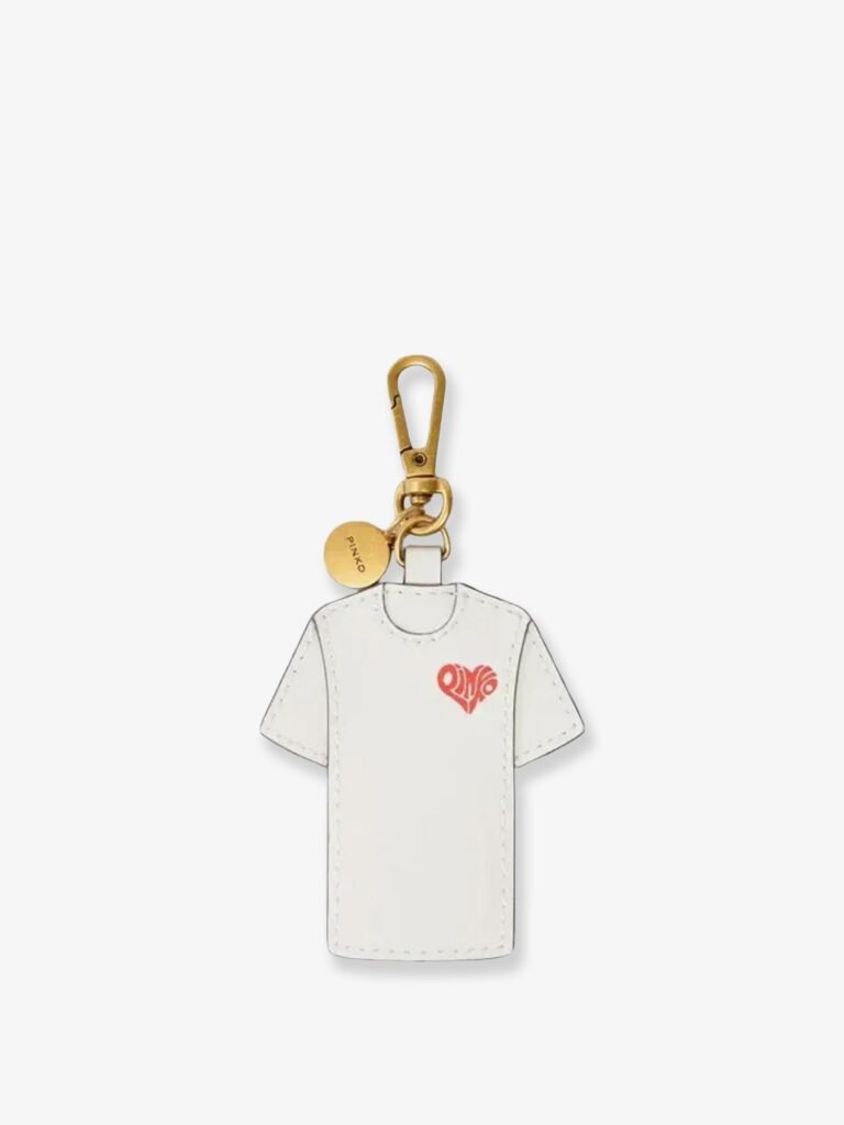 Pinko is Amore leather keychain