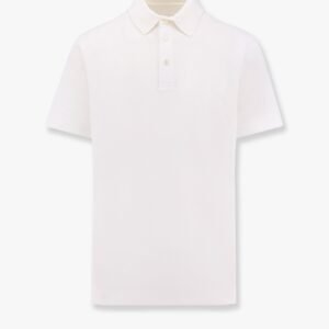 Piqué cotton polo shirt with 4g embroidery