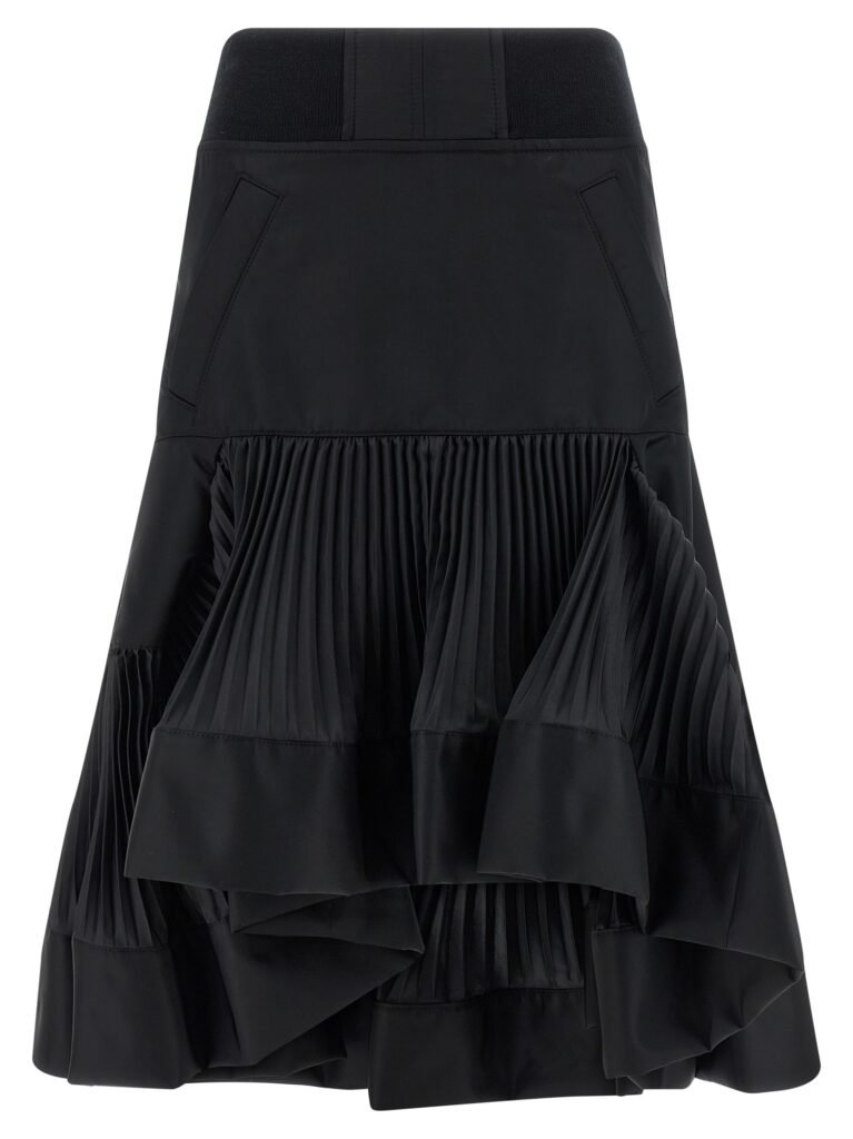 Pleated insert skirt