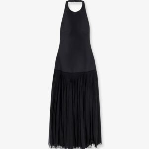 Pleated long dress
