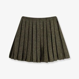 Pleated mini skirt