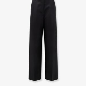 Pleated wool trousers
