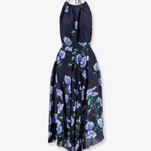 Plumeria ramie dress