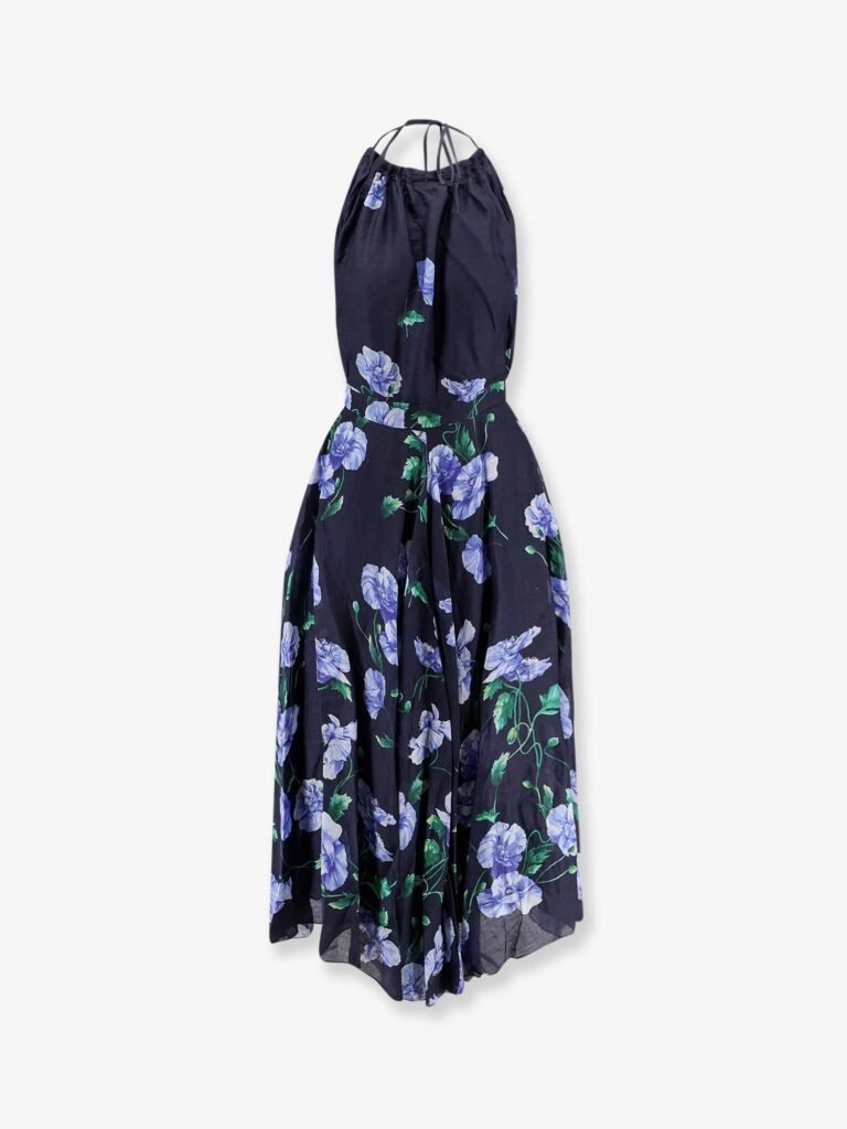 Plumeria ramie dress