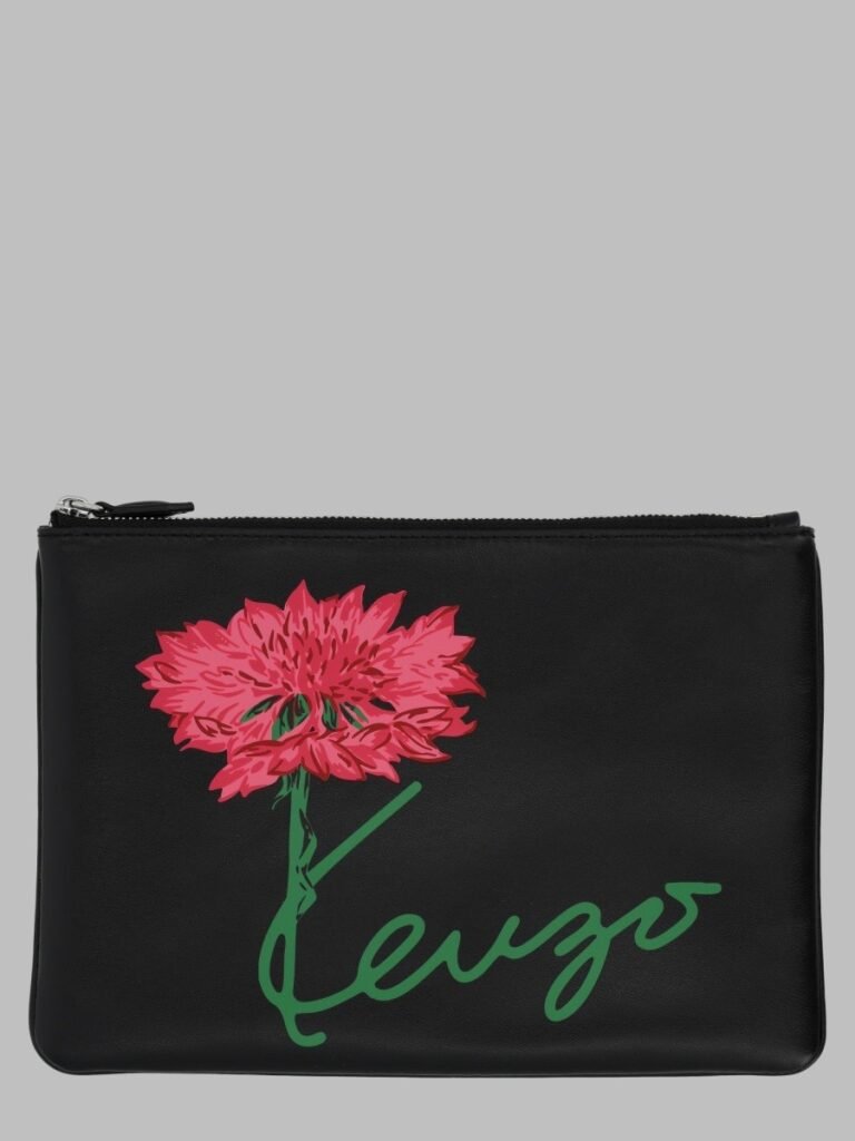 POCHETTE "KENZO TULIP" IN PELLE