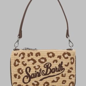 POCHETTE "PARISIENNE" MINI EFFETTO PAGLIA