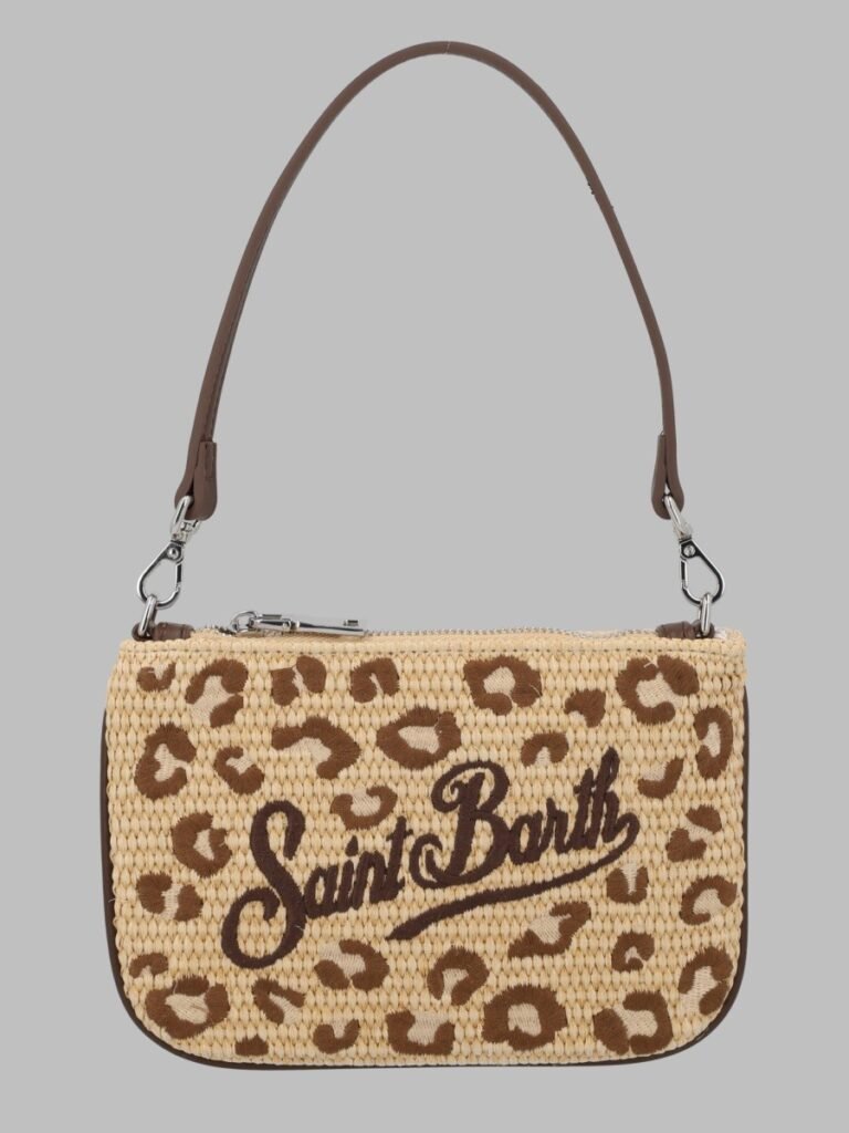 POCHETTE "PARISIENNE" MINI EFFETTO PAGLIA
