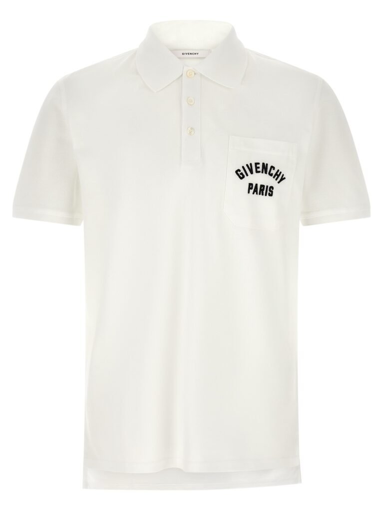 Pocket embroidery polo shirt