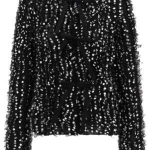 POLKA DOT EMBROIDERED JACKET