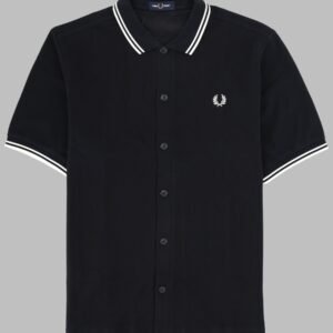 POLO CON BOTTONI E LOGO