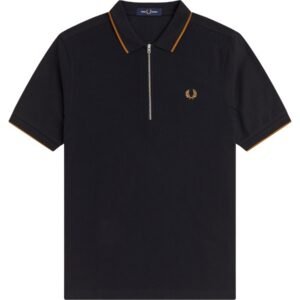 POLO CON ZIP E LOGO