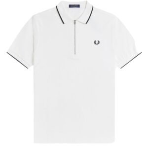 POLO CON ZIP E LOGO
