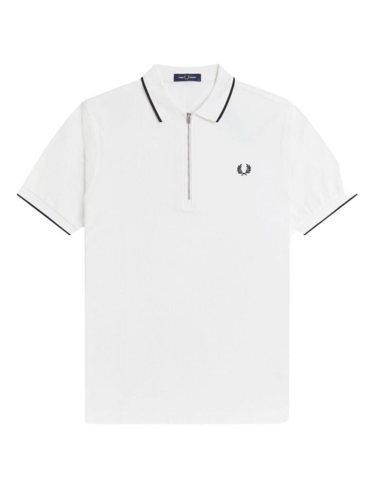 POLO CON ZIP E LOGO