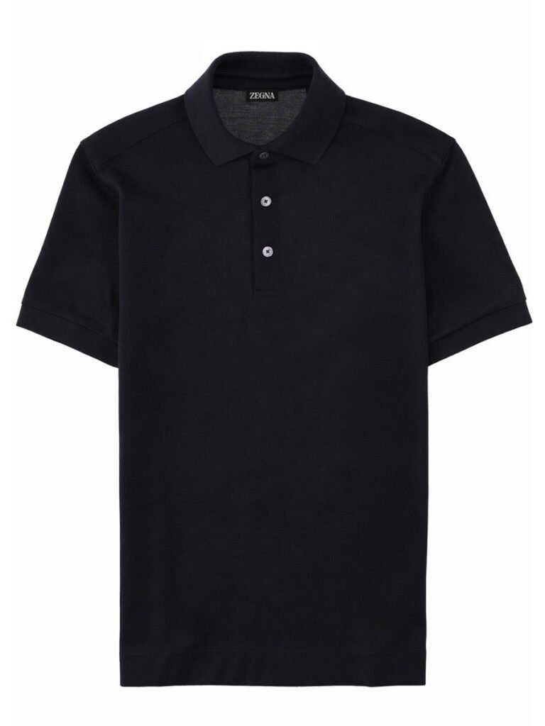 POLO IN COTONE E SETA