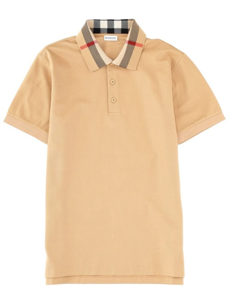 POLO SHIRT WITH "CHECK" COLLAR