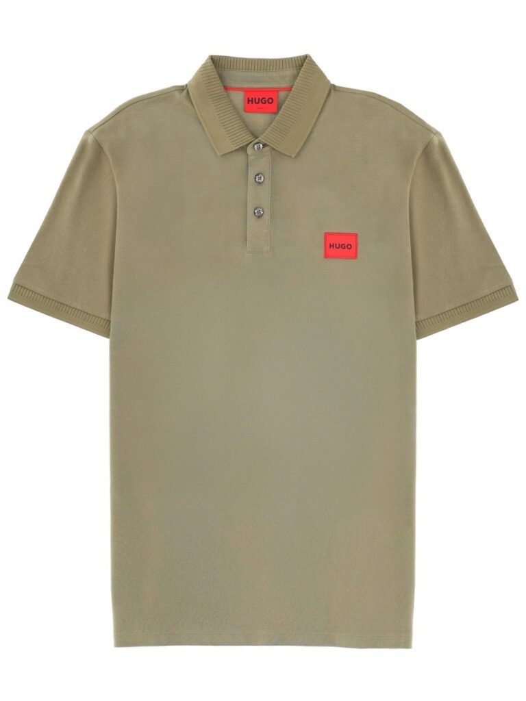 POLO WITH LOGO PATCH