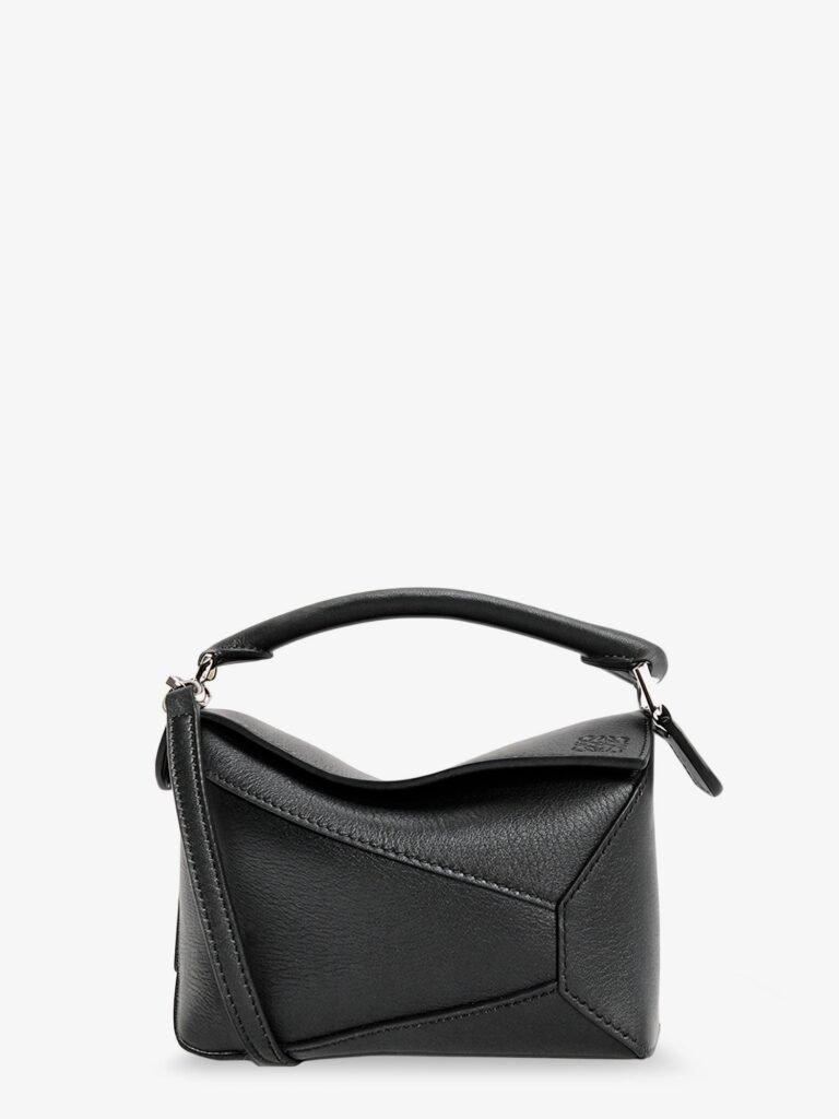 Puzzle Edge Leather Handbag