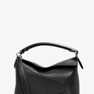 Puzzle Edge leather handbag with engraved Anagram logo