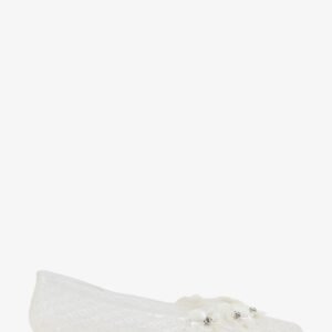 PVC ballerinas with beading on the front