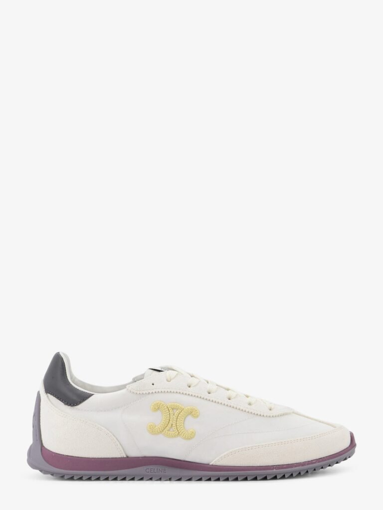 Racer nylon and suede sneakers