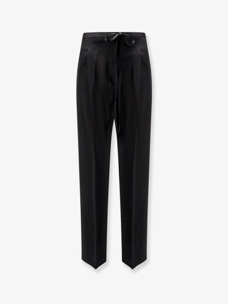 Relaxed satin trousers