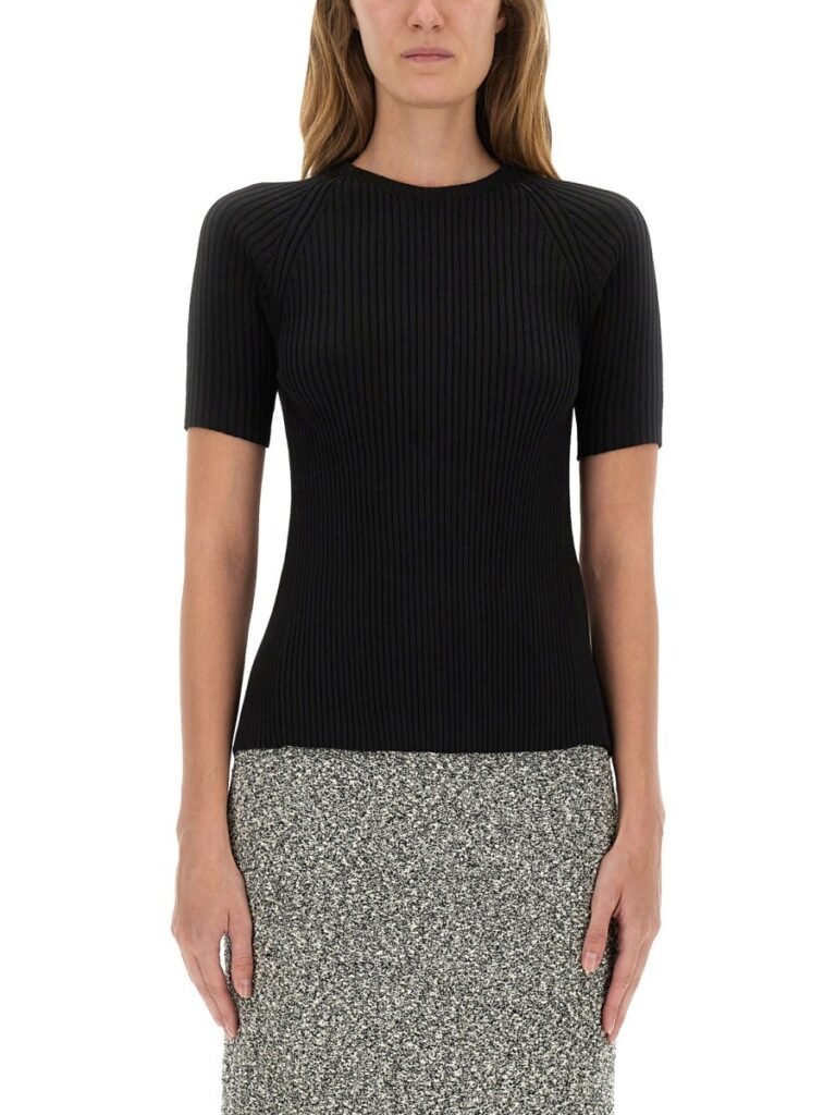 RIBBED COTTON PULLOVER