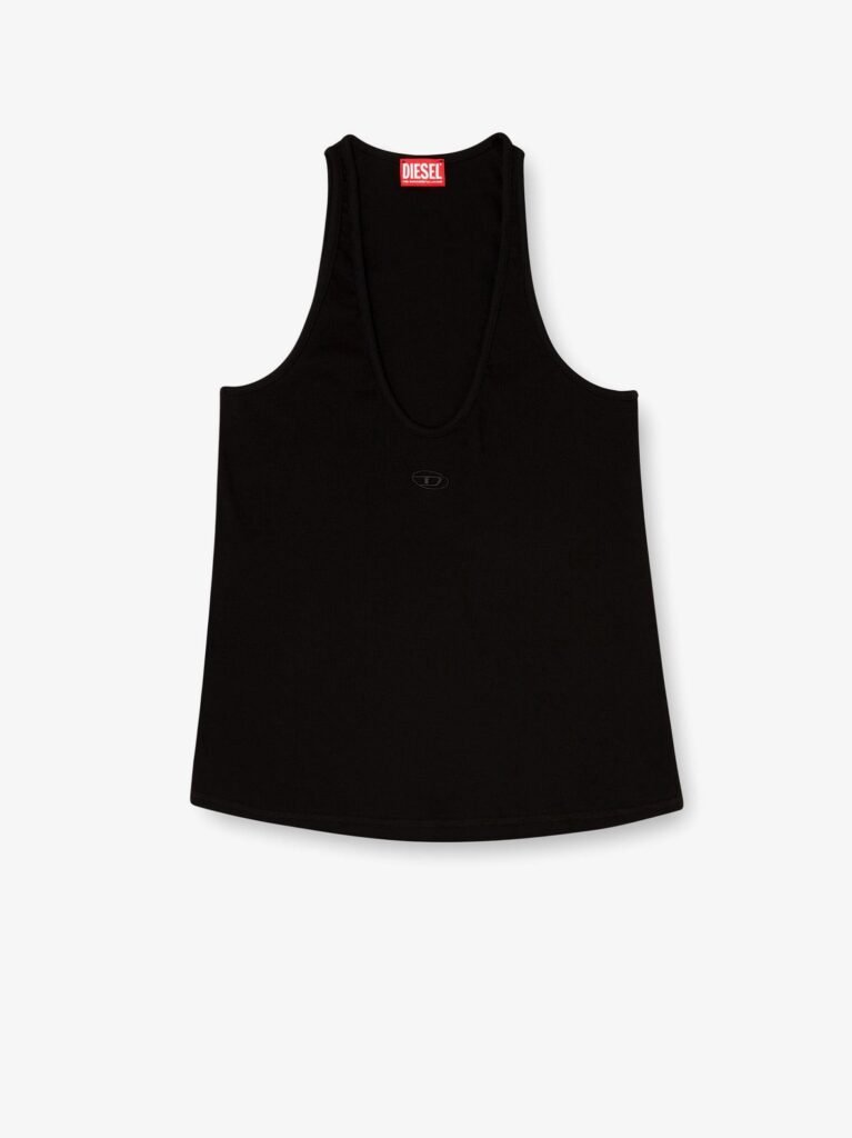 Ribbed cotton tank top