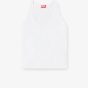 Ribbed cotton tank top