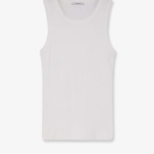 Ribbed cotton tank top