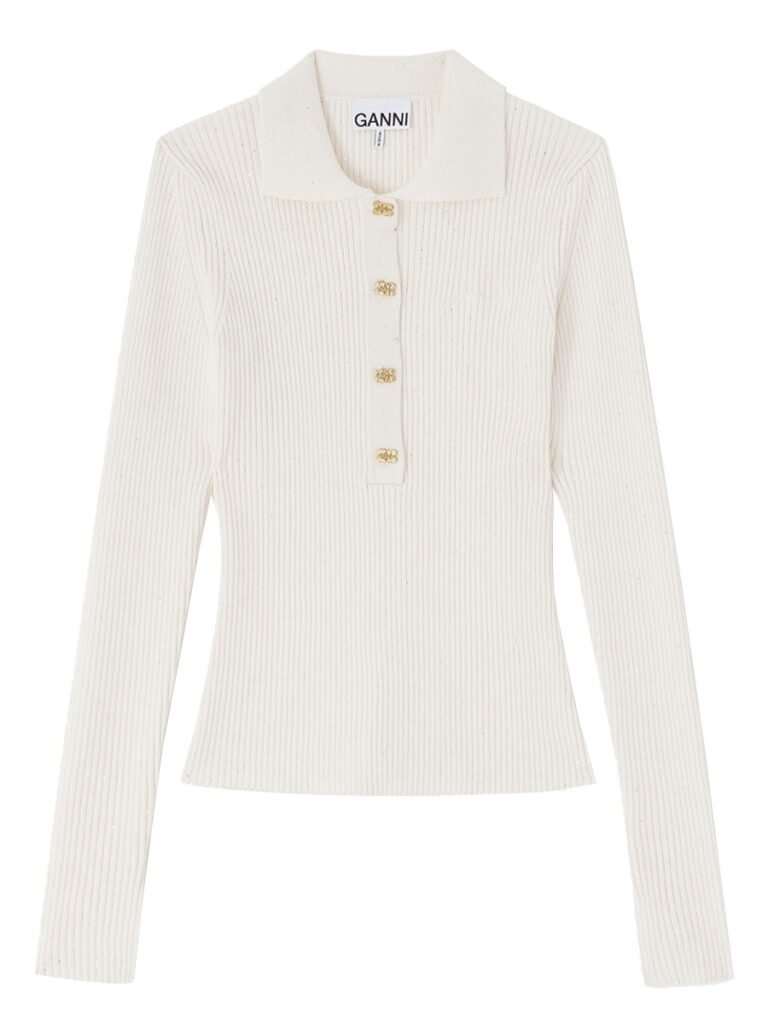 RIBBED POLO SHIRT