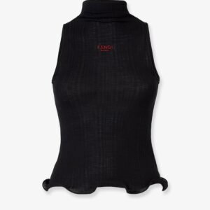 Ribbed virgin wool top