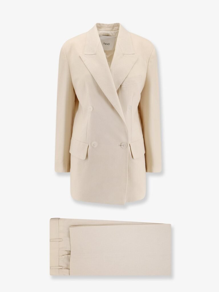 Rocchetta linen and viscose suit