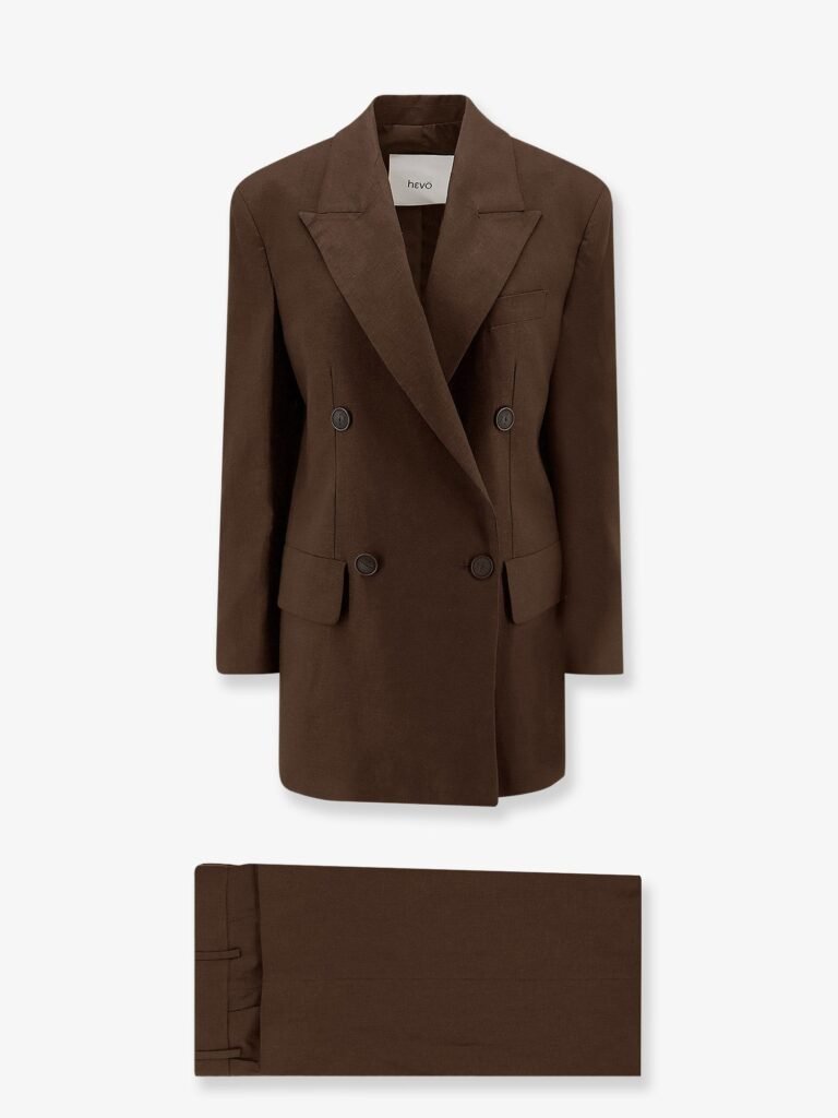 Rocchetta linen and viscose suit