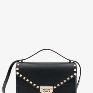 Rockstud leather crossbody bag with stud detail
