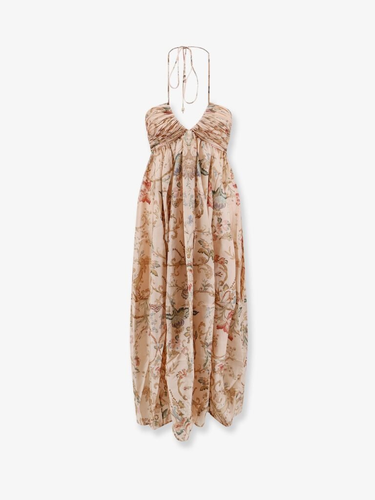 Roselight silk dress