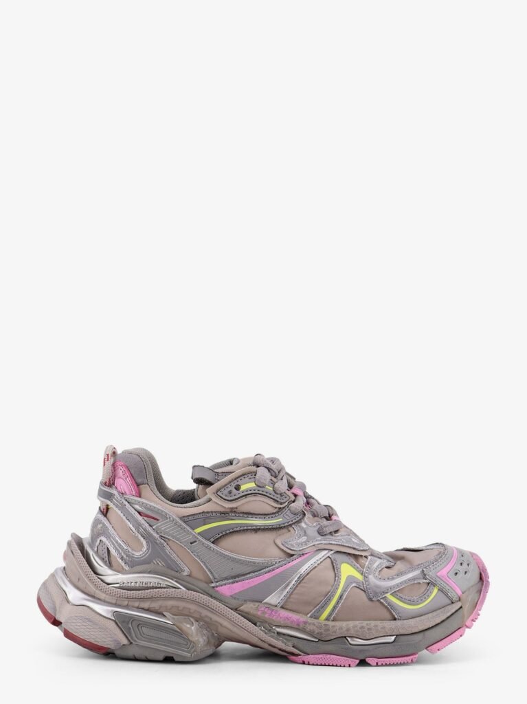 Runner 2 nylon low-top sneakers with leather inserts